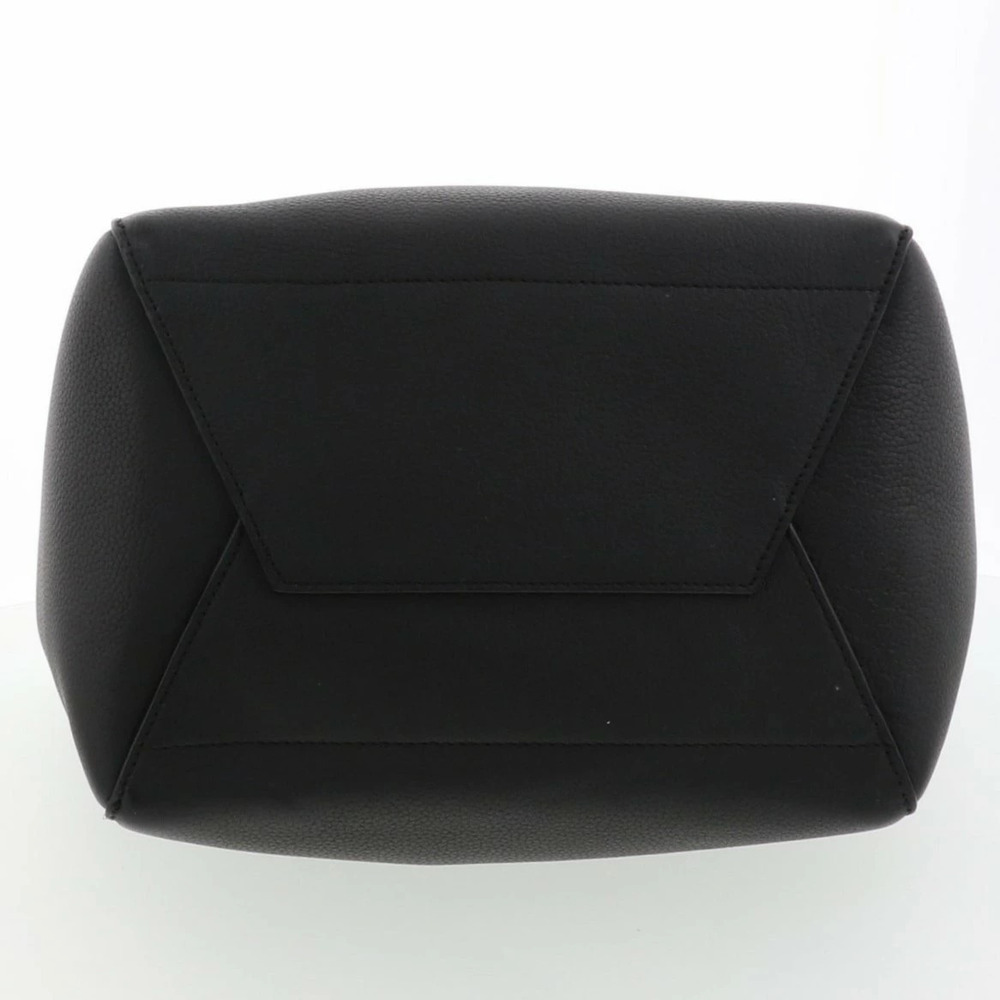 CELINE Sangle Bucket Shoulder Bag Leather Black - Picture 4 of 6